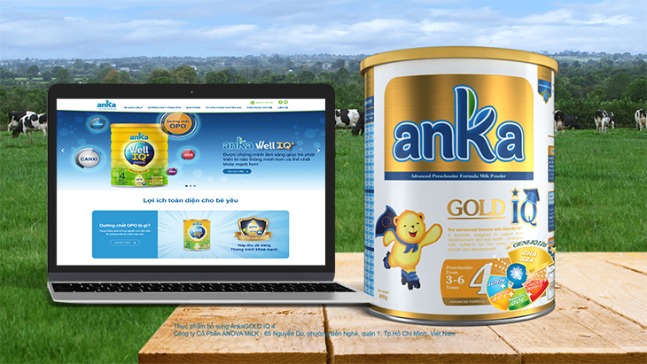 Ankamilk thiết kế website tại Cánh Cam ảnh 1