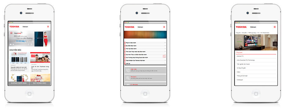 Thiết kế website thương hiệu cho Toshiba ảnh 4